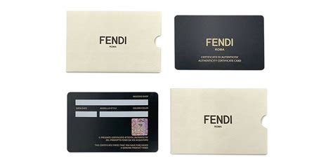 fake fendi buy|Fendi authenticity card.